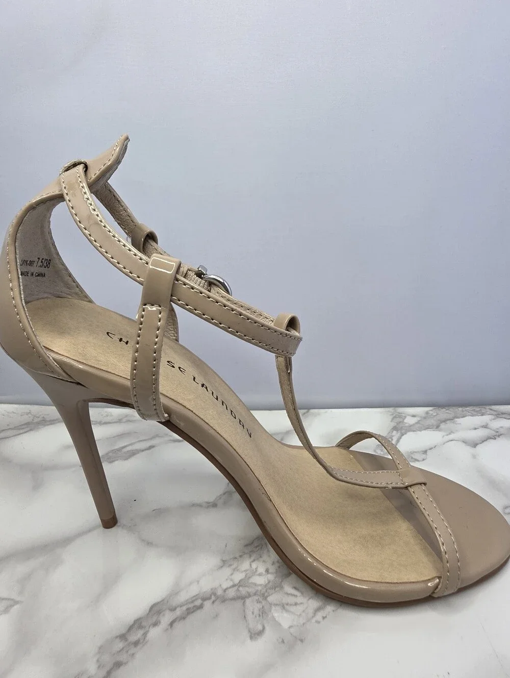 Chinese Laundry Leo patent nude Heels